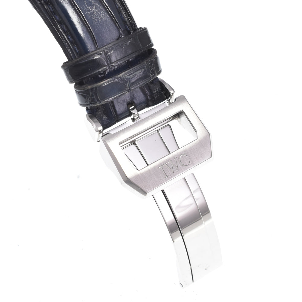 with paper IWC SCHAFFHAUSEN Portugese IW371445 Chronograph Silver Dial Automatic Men's
 Watch N#151297