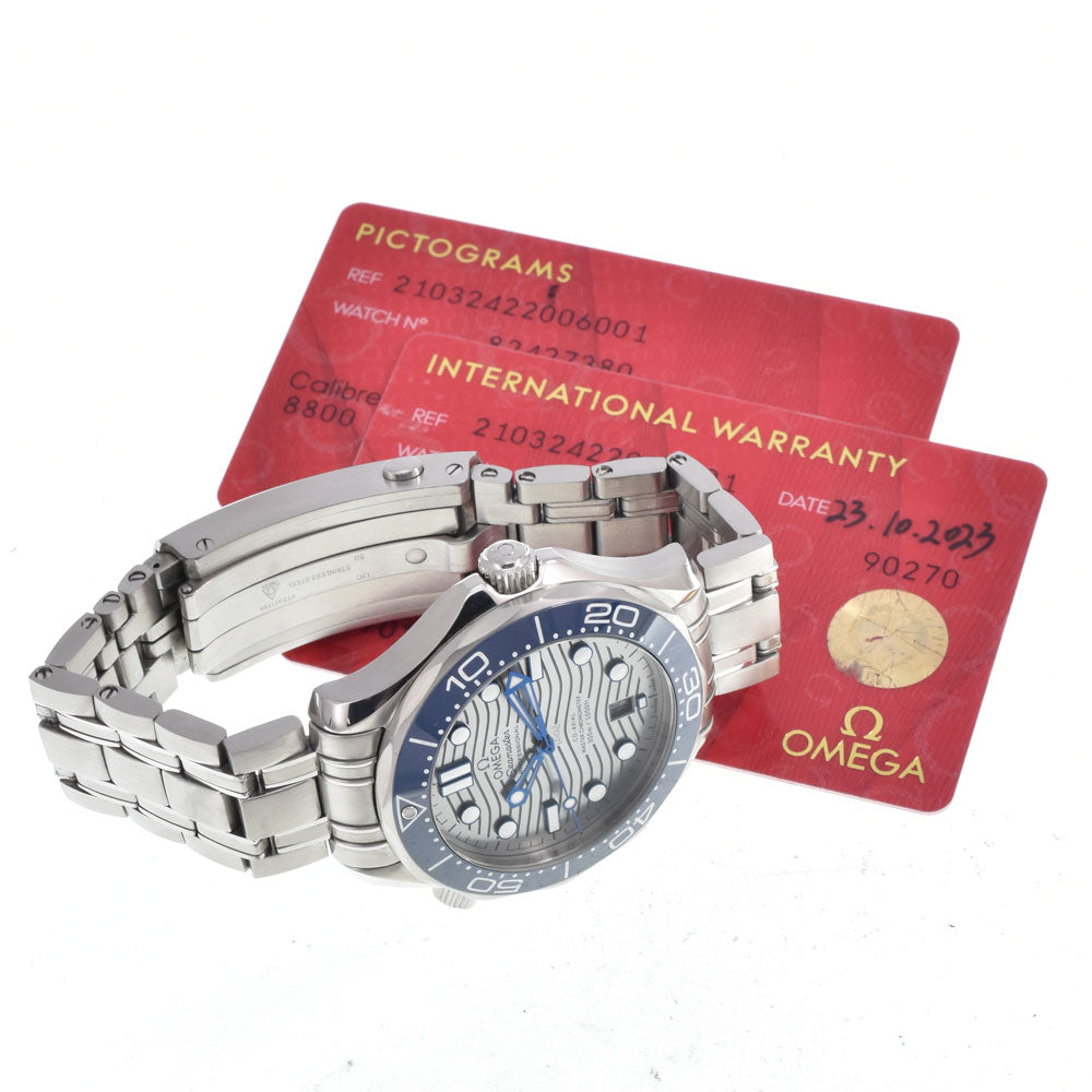 with paper OMEGA Seamaster 300M CO-AXIAL 210.32.42.20.06.001 gray Dial Automatic Men's
 Watch M#151300