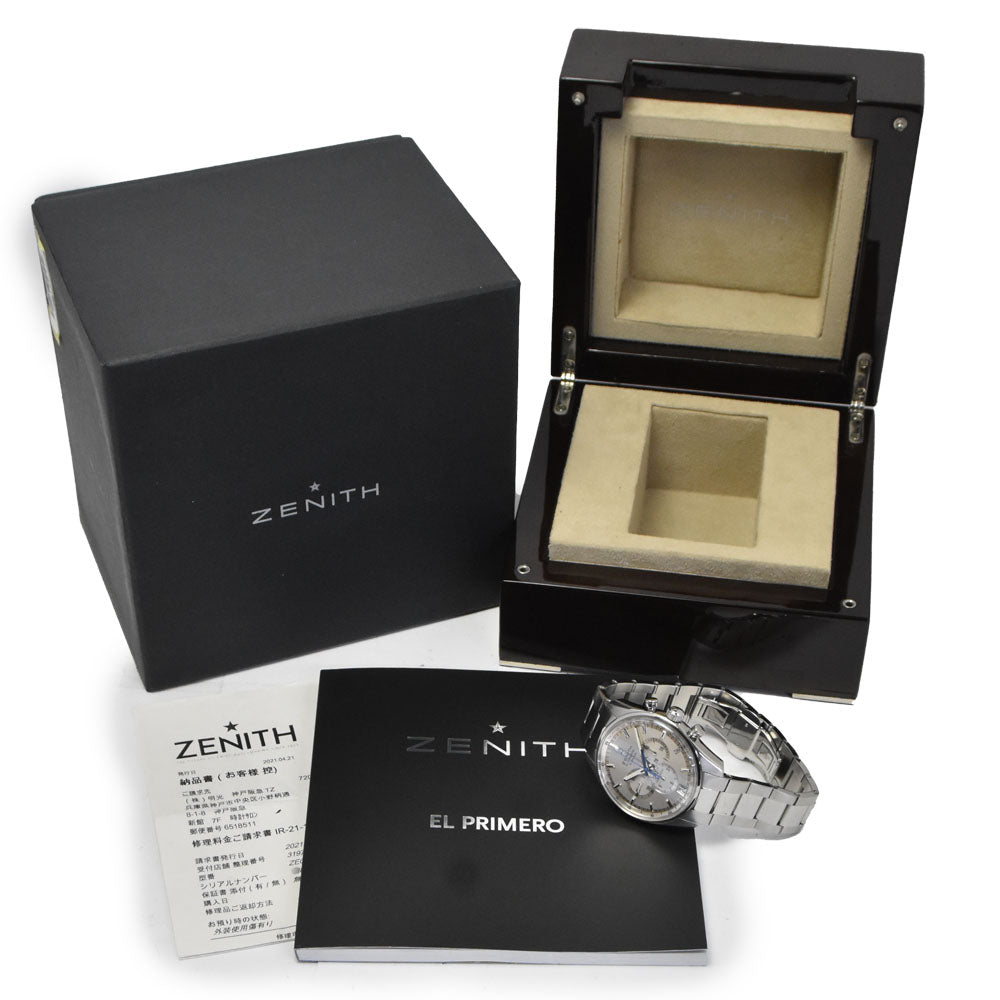 ZENITH El Primero Chronograph 03.2040.400/01 Silver Dial Automatic Men's
 Watch O#151306