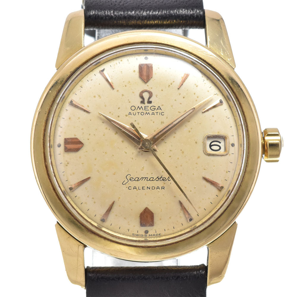 OMEGA Seamaster 2849SC vintage Date gold Dial Automatic Men's
 Watch N#151309
