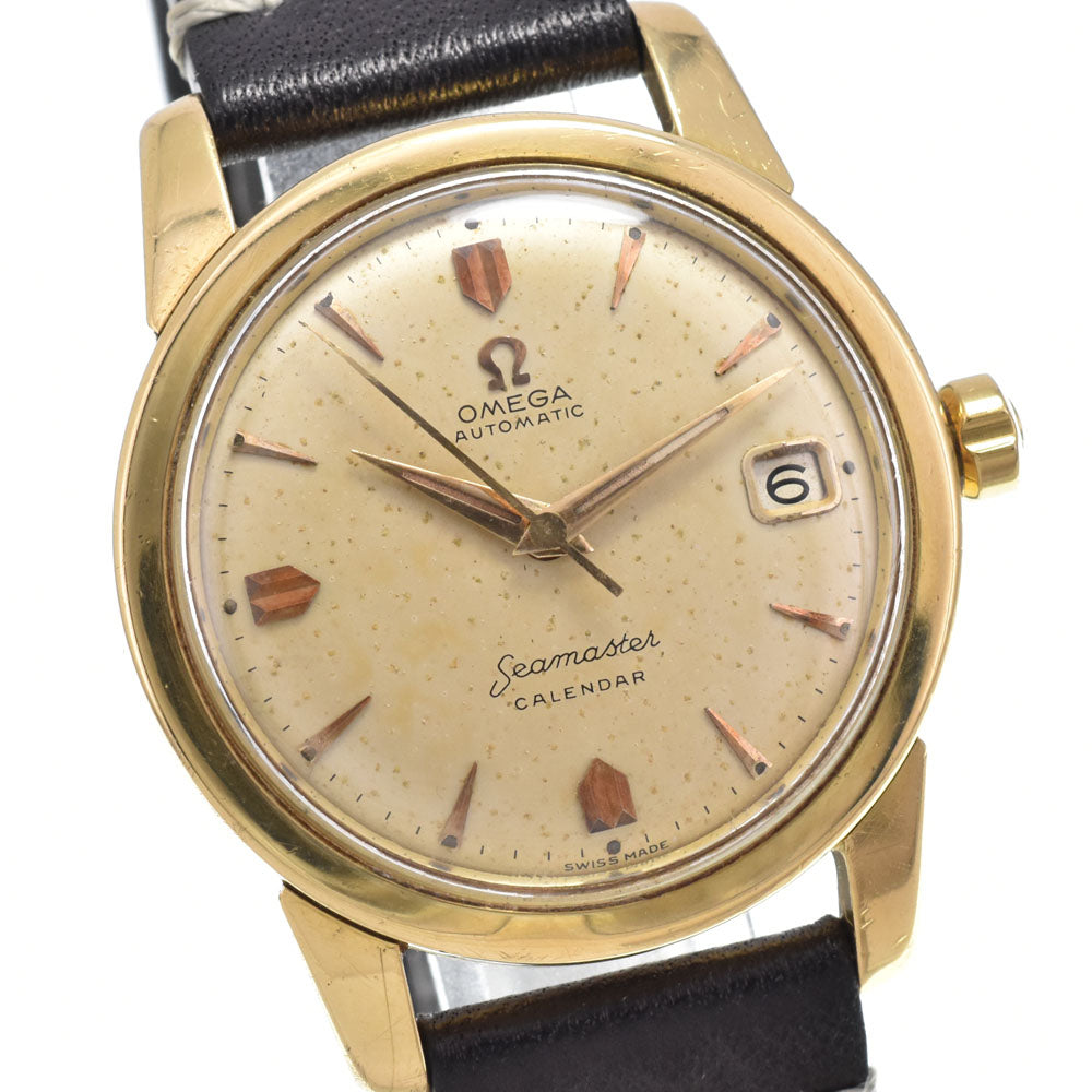 OMEGA Seamaster 2849SC vintage Date gold Dial Automatic Men's
 Watch N#151309