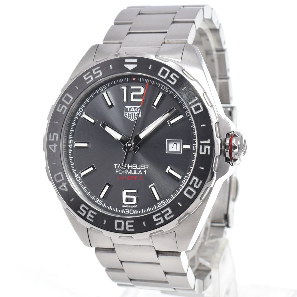 TAG HEUER Formula 1 WAZ2011 Caliber 5 gray Dial Automatic Men's
 Watch O#151317