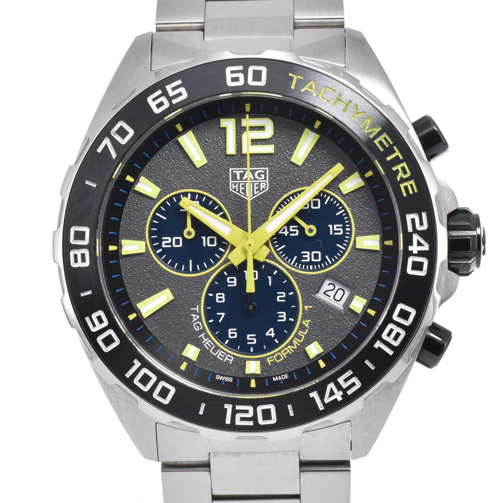 with paper TAG HEUER Formula 1 CAZ101AG.BA0842 Chronograph gray Dial Quartz Men's
 Watch N#151319