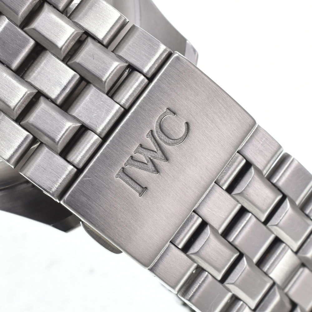 IWC SCHAFFHAUSEN Pilot watch IW371704 Chronograph day date black Dial Automatic Men's
 Watch N#151322