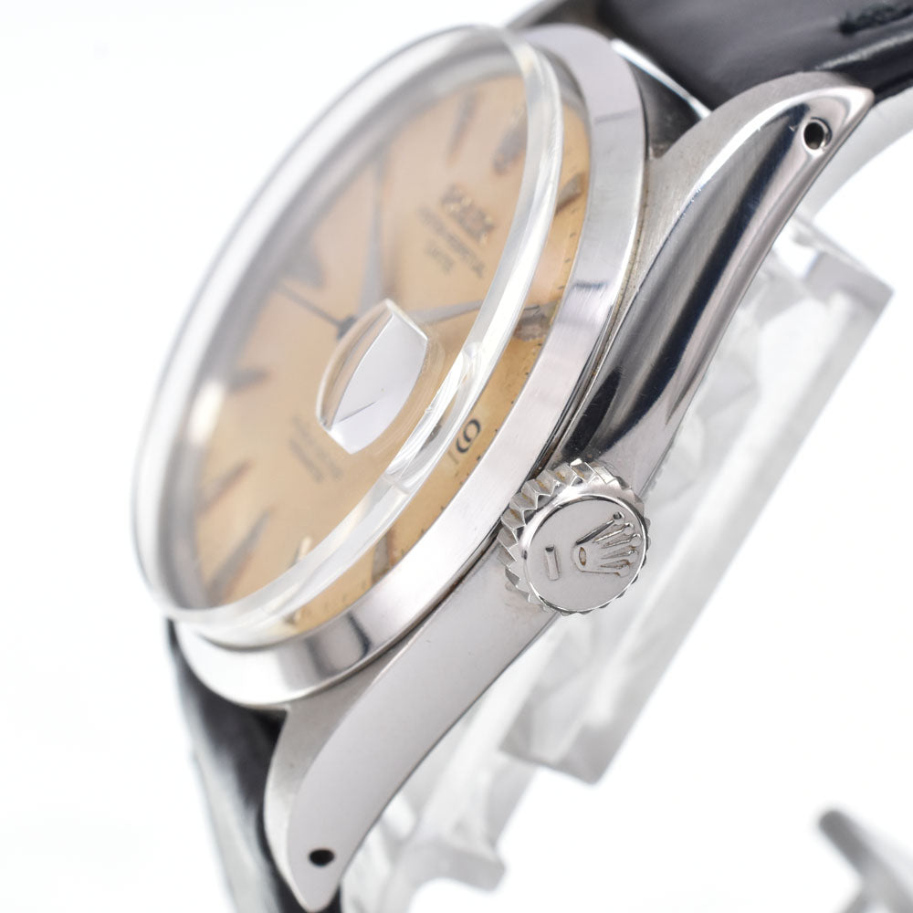 ROLEX Oyster perpetual date 6534 vintage Cal.1030 Silver Dial Automatic Men's
 Watch N#151325