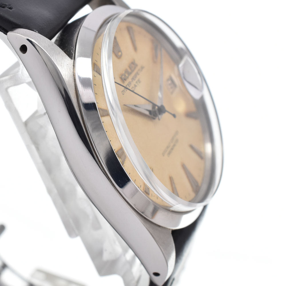 ROLEX Oyster perpetual date 6534 vintage Cal.1030 Silver Dial Automatic Men's
 Watch N#151325