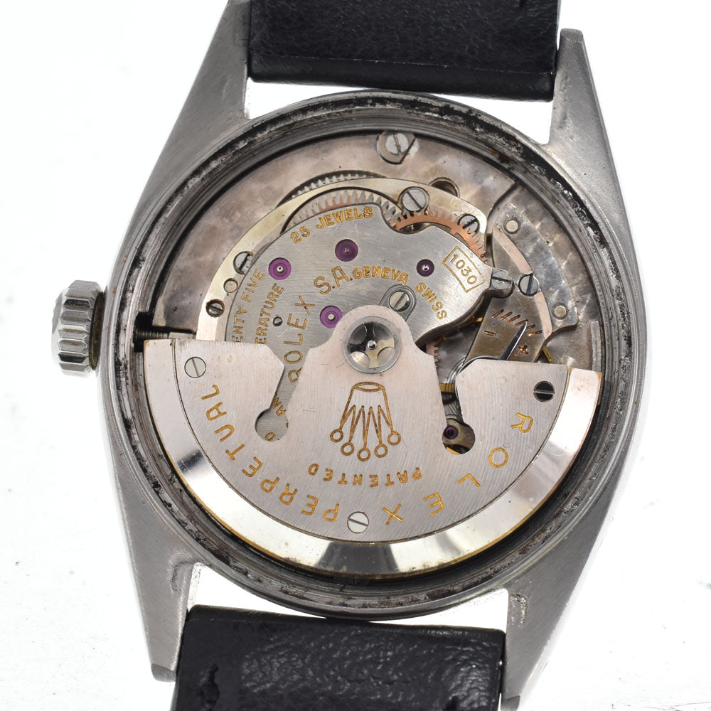 ROLEX Oyster perpetual date 6534 vintage Cal.1030 Silver Dial Automatic Men's
 Watch N#151325