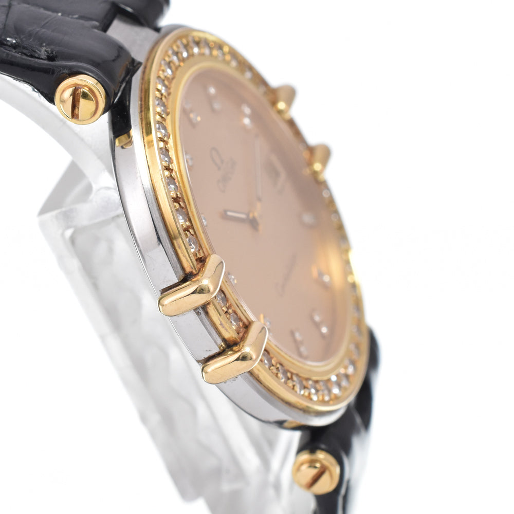 OMEGA Constellation Diamond Bezel gold Dial Quartz Men's
 Watch M#151328