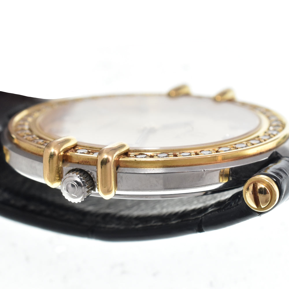 OMEGA Constellation Diamond Bezel gold Dial Quartz Men's
 Watch M#151328