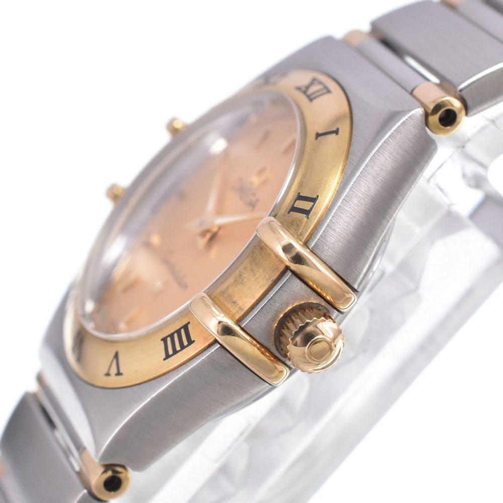 with paper OMEGA Constellation Mini Half Bar 1362.10 yellow Dial Quartz Ladies
 Watch O#151329