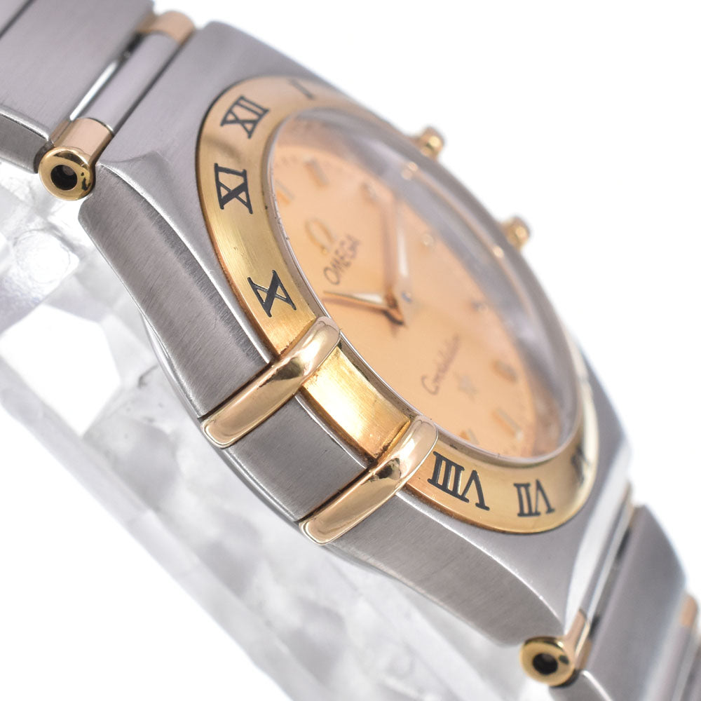 with paper OMEGA Constellation Mini Half Bar 1362.10 yellow Dial Quartz Ladies
 Watch O#151329