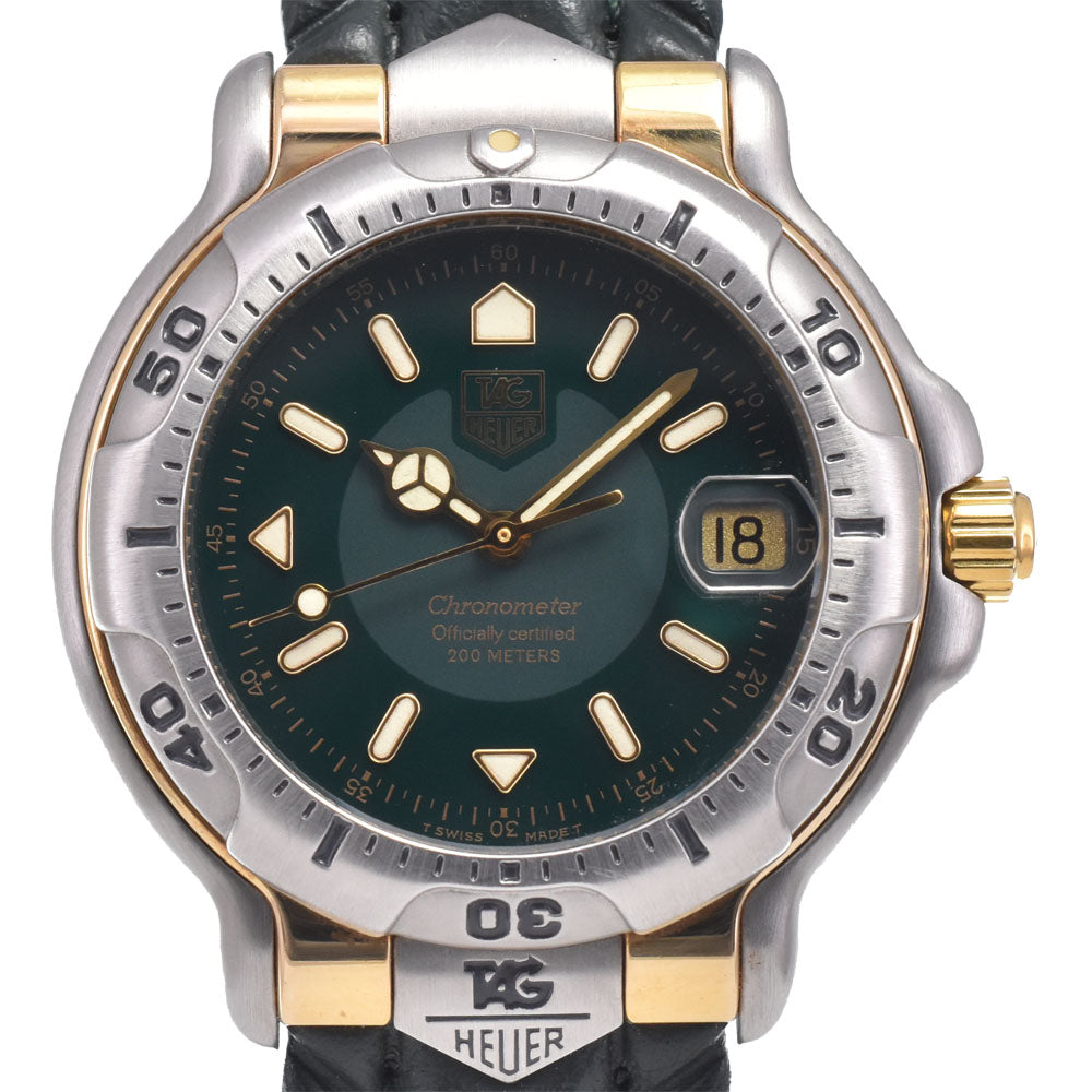 TAG HEUER 6000 Series Professional Chronometer WH5153-K1 green Dial Automatic Men's
 Watch M#151334