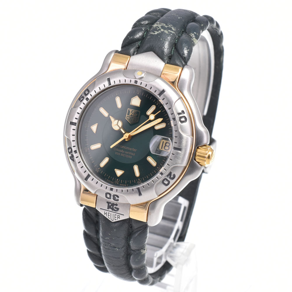 TAG HEUER 6000 Series Professional Chronometer WH5153-K1 green Dial Automatic Men's
 Watch M#151334