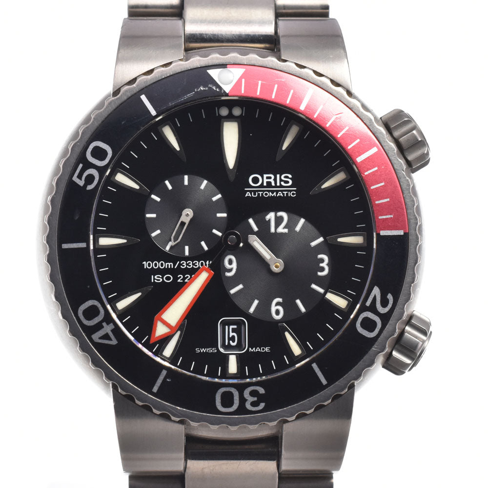 with paper ORIS Meister Taoher Regulator 649-7541 black Dial Automatic Men's
 Watch N#151335