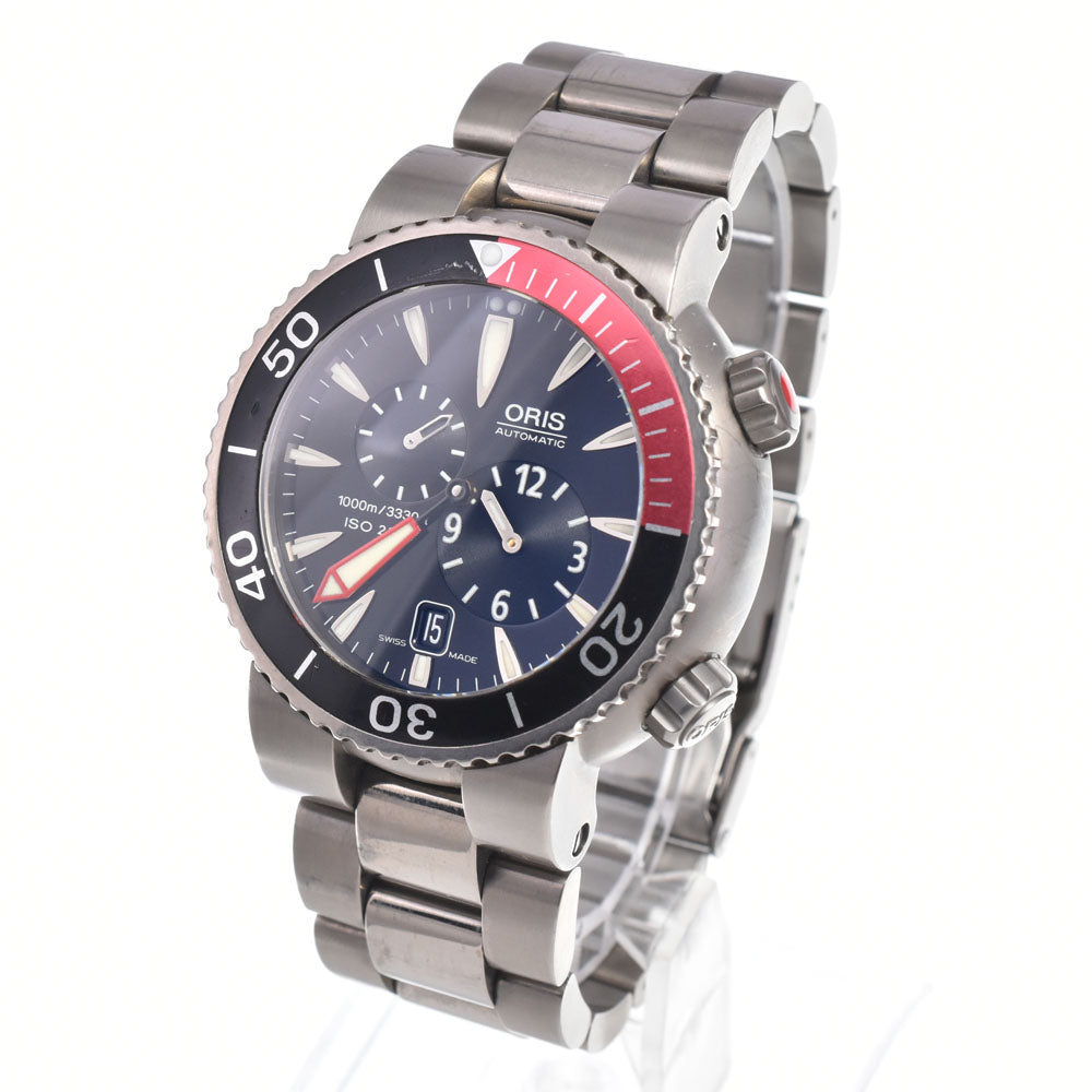 with paper ORIS Meister Taoher Regulator 649-7541 black Dial Automatic Men's
 Watch N#151335