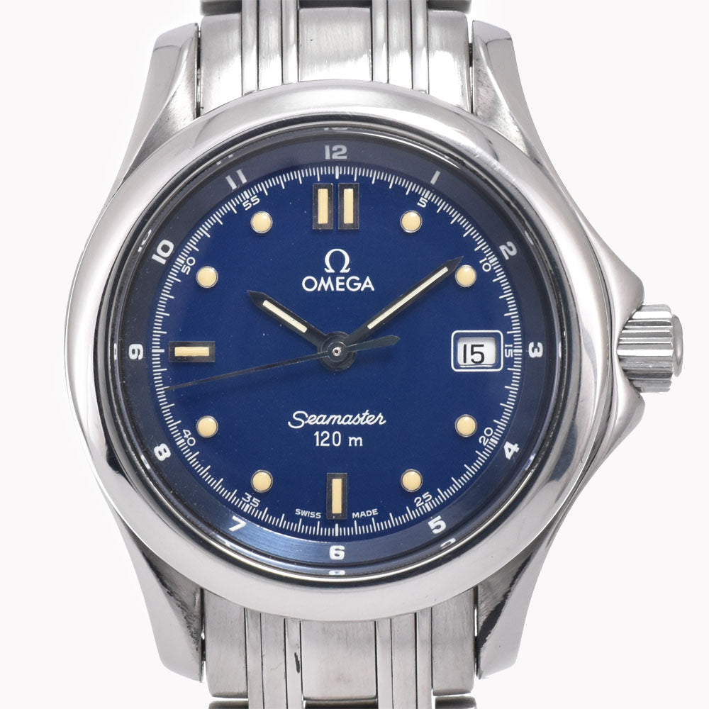 OMEGA Seamaster 120M 2571.80 Date blue Dial Quartz Ladies
 Watch O#151352