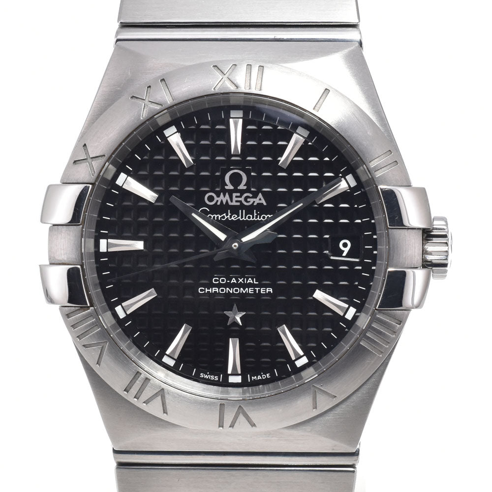 with paper OMEGA Constellation Coaxial 123.10.35.20.01.001 black Dial Automatic Men's
 Watch O#151365