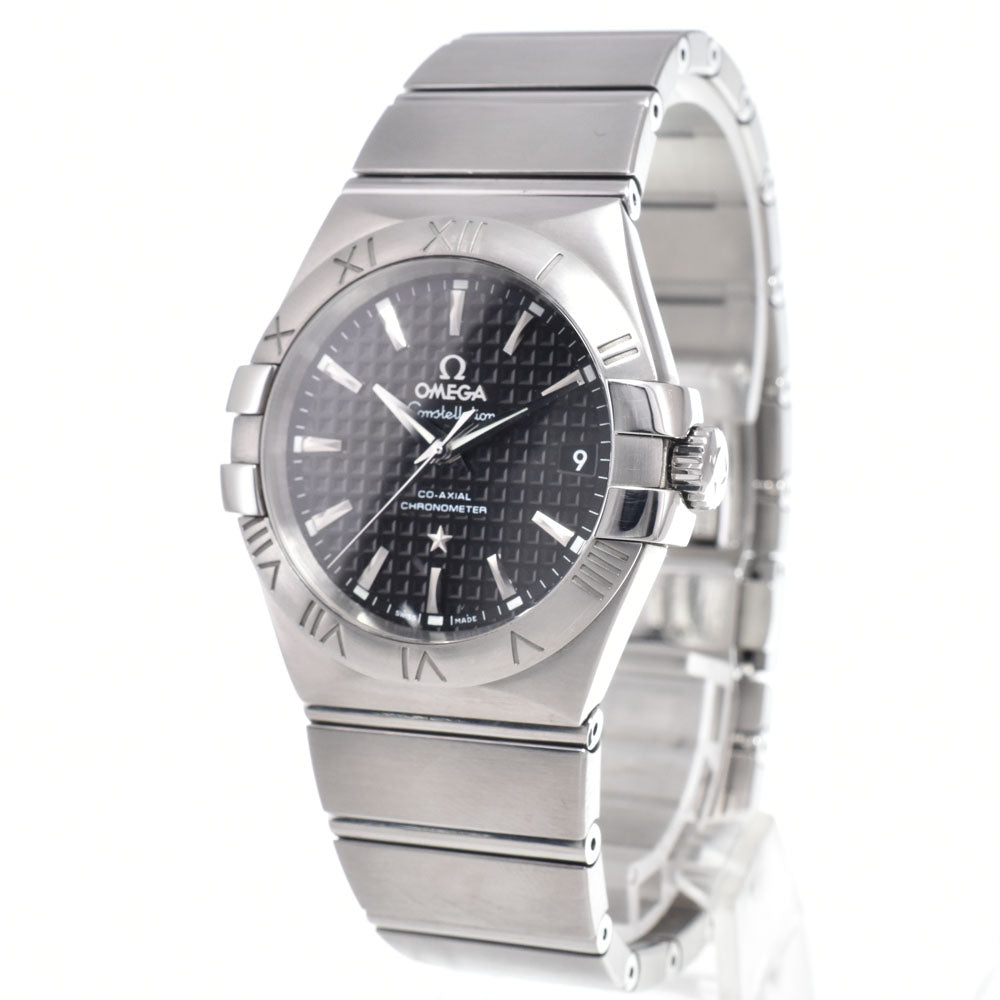 with paper OMEGA Constellation Coaxial 123.10.35.20.01.001 black Dial Automatic Men's
 Watch O#151365