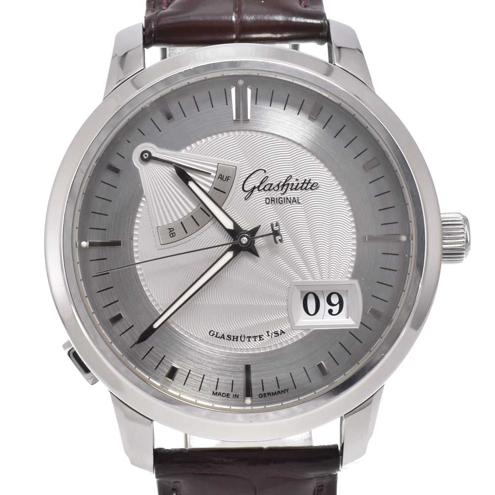 GLASHUTTE ORIGINAL Power Reserve Display 100-01-13-02 Silver Dial Automatic Men's
 Watch O#151370