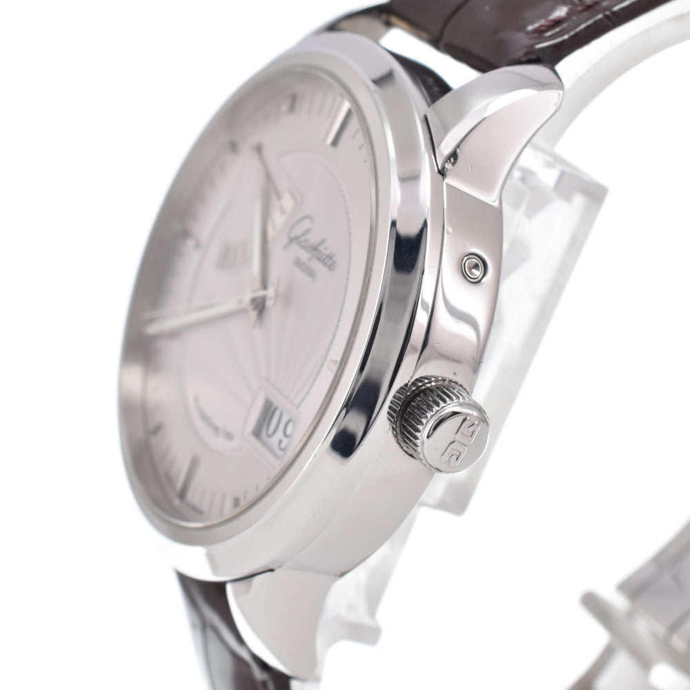 GLASHUTTE ORIGINAL Power Reserve Display 100-01-13-02 Silver Dial Automatic Men's
 Watch O#151370