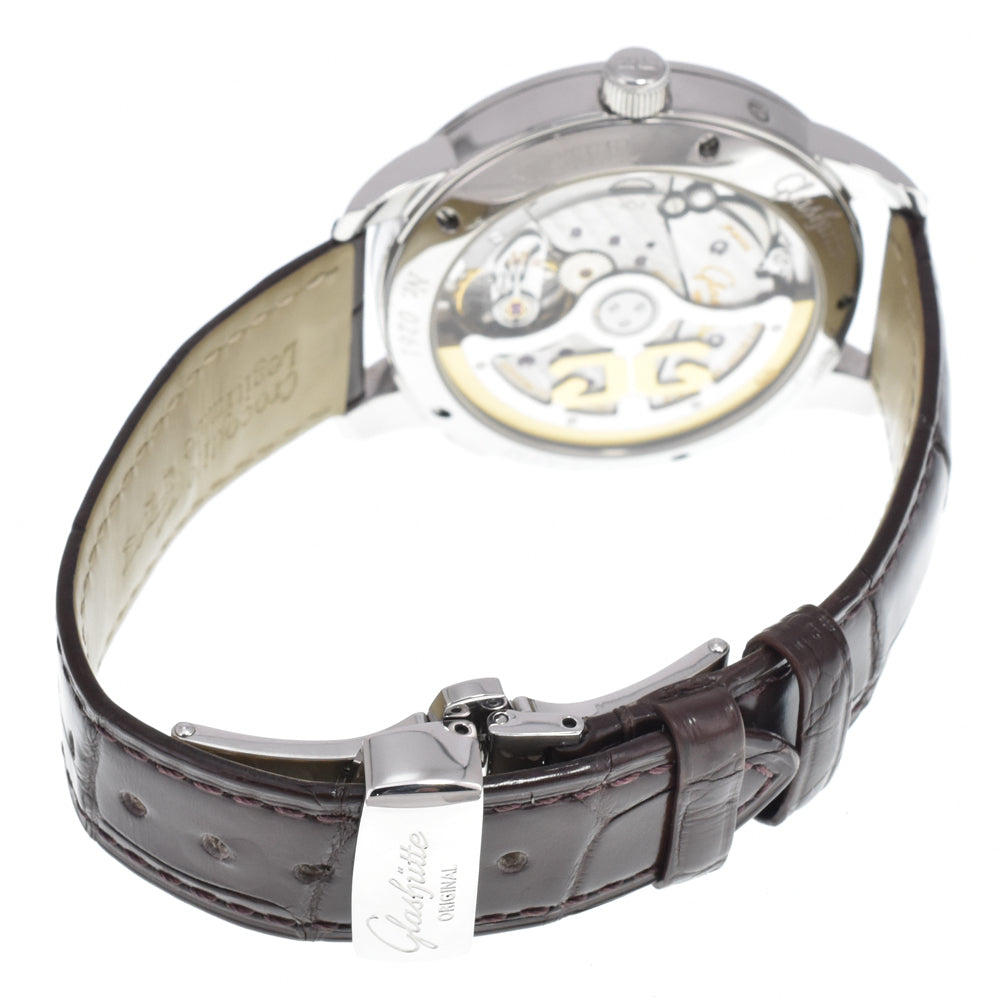 GLASHUTTE ORIGINAL Power Reserve Display 100-01-13-02 Silver Dial Automatic Men's
 Watch O#151370