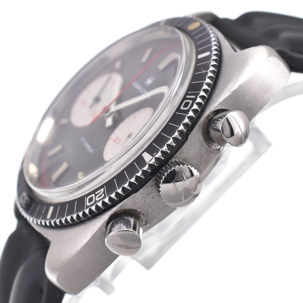 HAMILTON Big Eye 647001-03 vintage Chronograph gray Dial Hand Winding Men's
 Watch O#151371