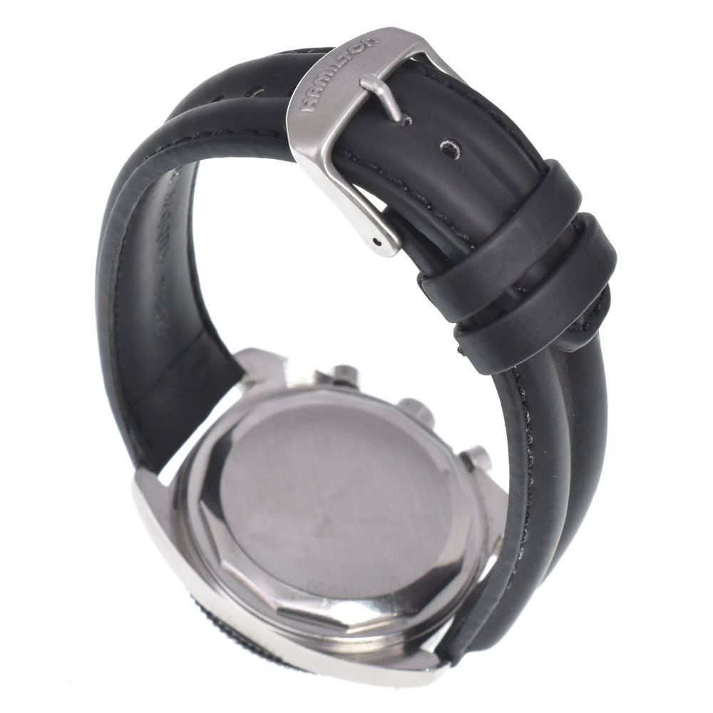 HAMILTON Big Eye 647001-03 vintage Chronograph gray Dial Hand Winding Men's
 Watch O#151371
