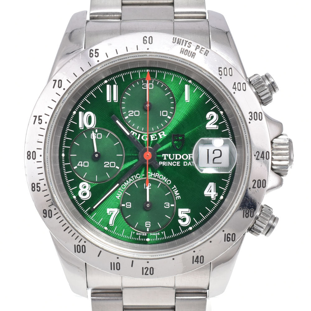 TUDOR Chronotime Prince Date 79280P Chronograph green Dial Automatic Men's
 Watch O#151373