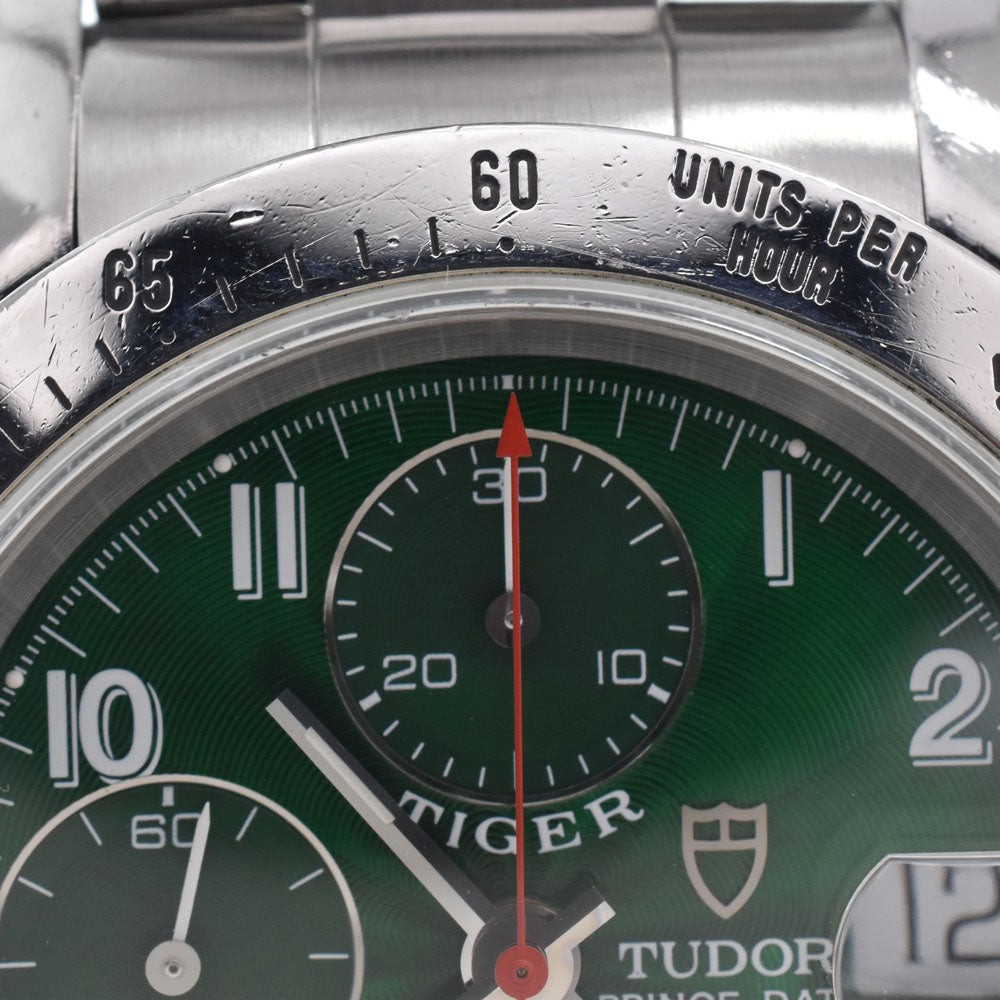 TUDOR Chronotime Prince Date 79280P Chronograph green Dial Automatic Men's
 Watch O#151373