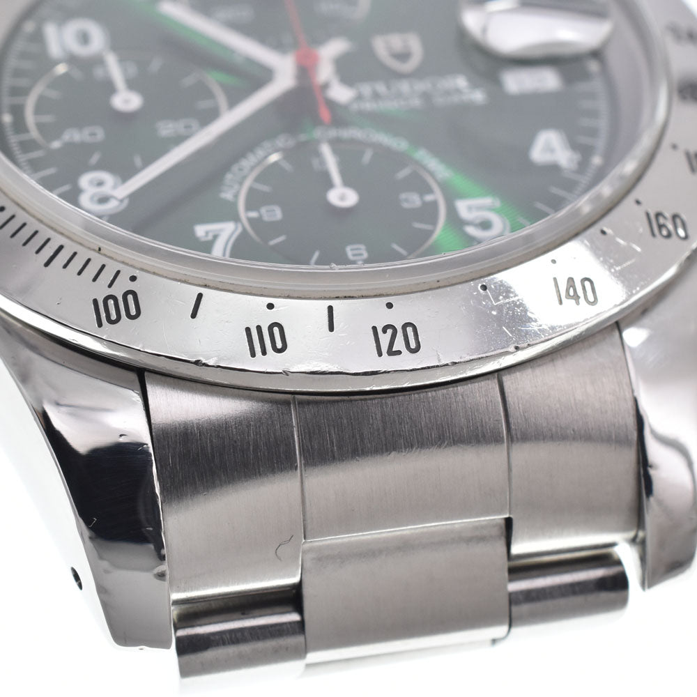 TUDOR Chronotime Prince Date 79280P Chronograph green Dial Automatic Men's
 Watch O#151373