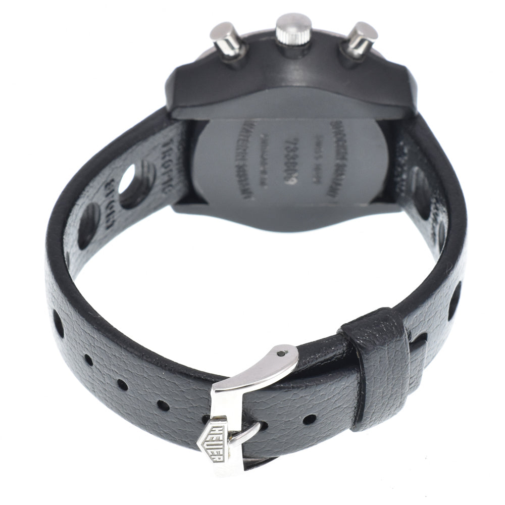 Heuer Temporada 733809 vintage Chronograph Silver Dial Hand Winding Men's
 Watch O#151374