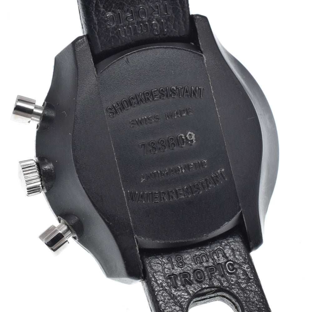 Heuer Temporada 733809 vintage Chronograph Silver Dial Hand Winding Men's
 Watch O#151374