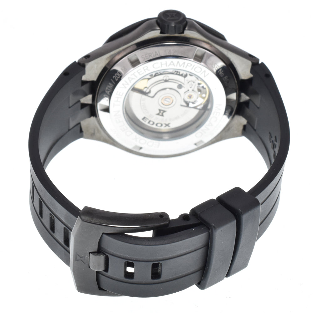with paper EDOX Delphin Meccano 85303 black Dial Automatic Men's
 Watch O#151381
