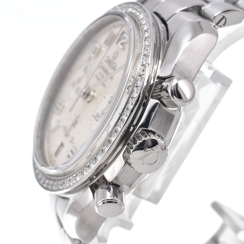 with paper OMEGA Speedmaster 324.15.38.40.05.001 Diamond Bezel White shell Dial Automatic Ladies
 Watch O#151392