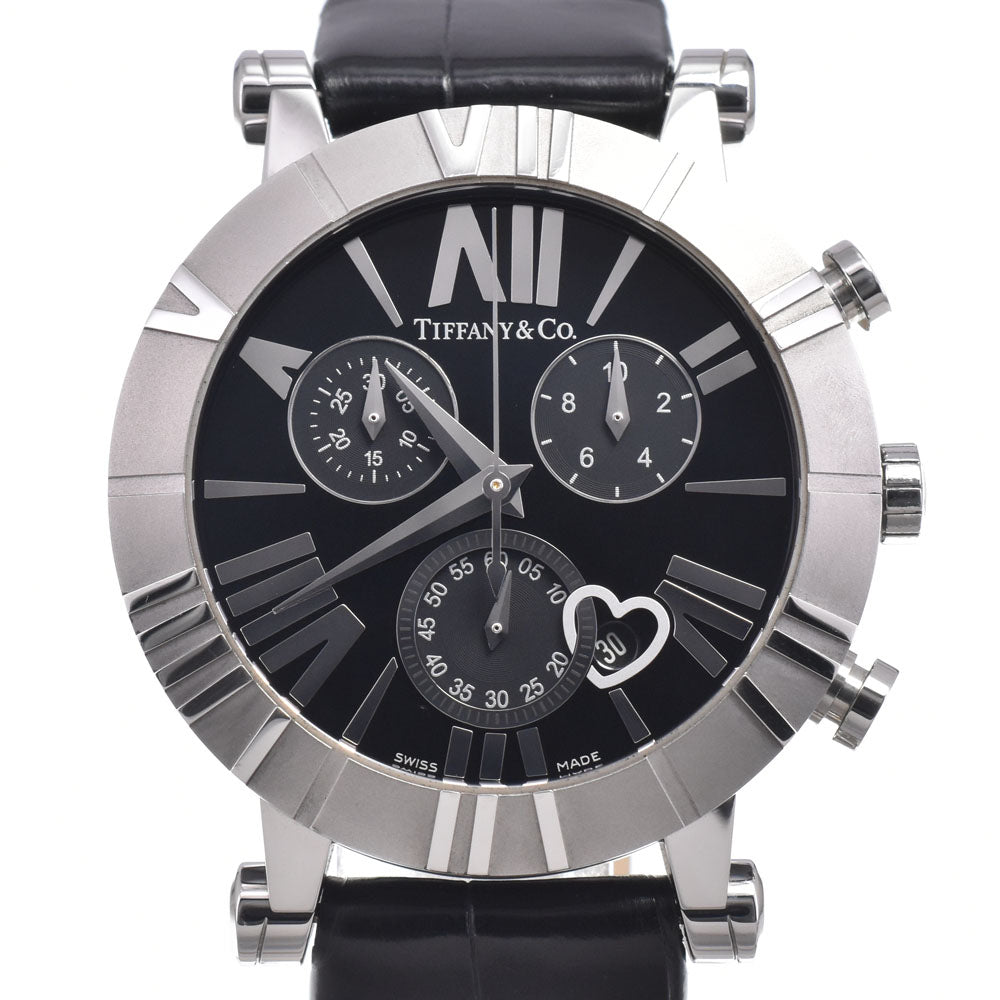 with paper TIFFANY&Co. Atlas Z1301.32.11A10A71A black Dial Quartz Ladies
 Watch O#151395