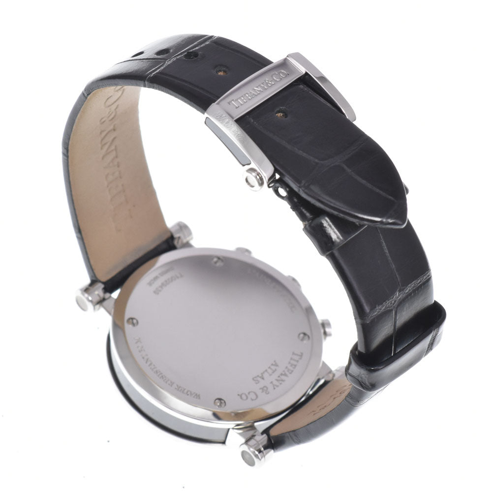 with paper TIFFANY&Co. Atlas Z1301.32.11A10A71A black Dial Quartz Ladies
 Watch O#151395