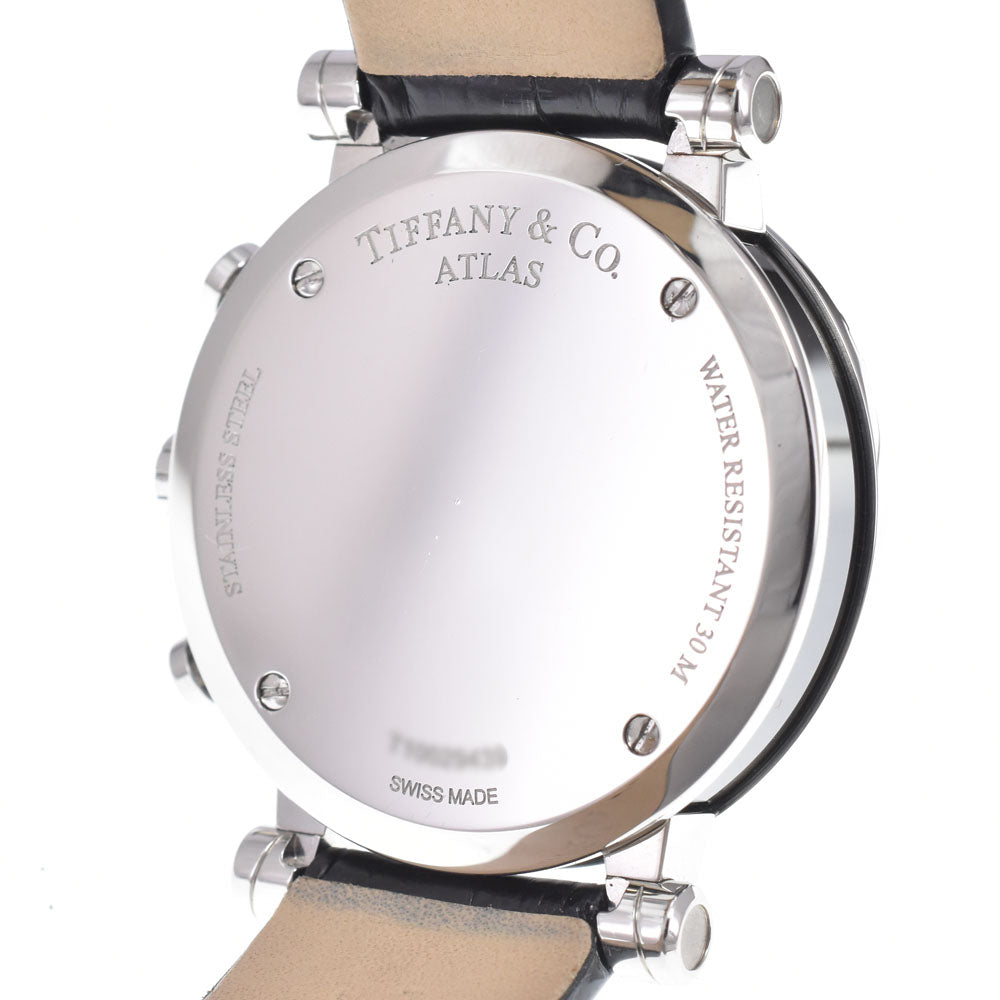 with paper TIFFANY&Co. Atlas Z1301.32.11A10A71A black Dial Quartz Ladies
 Watch O#151395