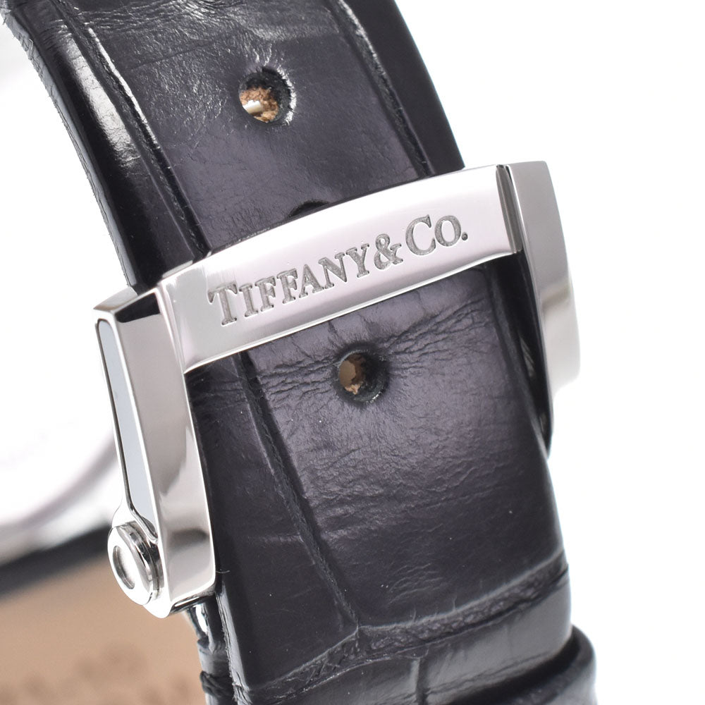 with paper TIFFANY&Co. Atlas Z1301.32.11A10A71A black Dial Quartz Ladies
 Watch O#151395