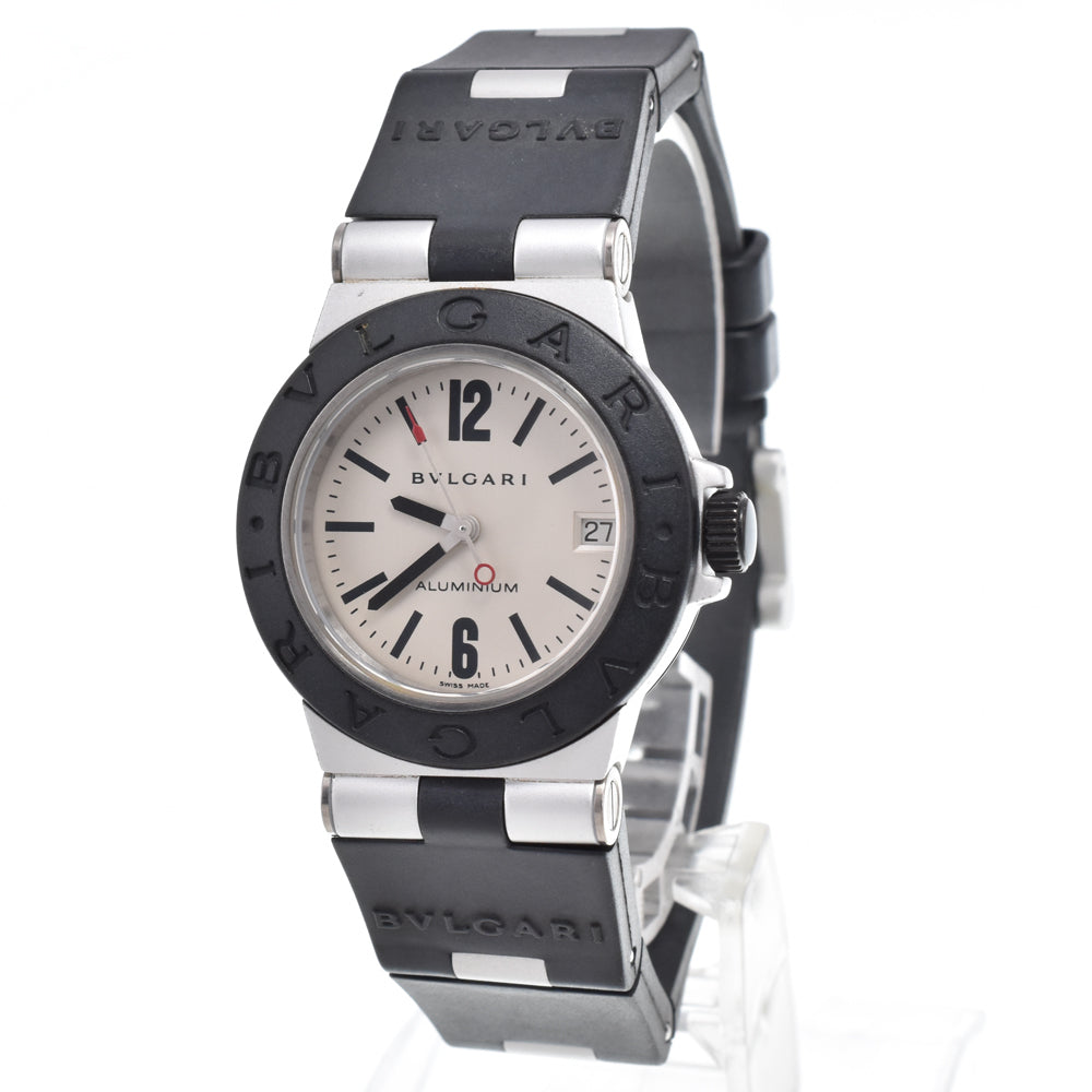 BVLGARI aluminum AL32TA Silver Dial Quartz Unisex
 Watch O#151396