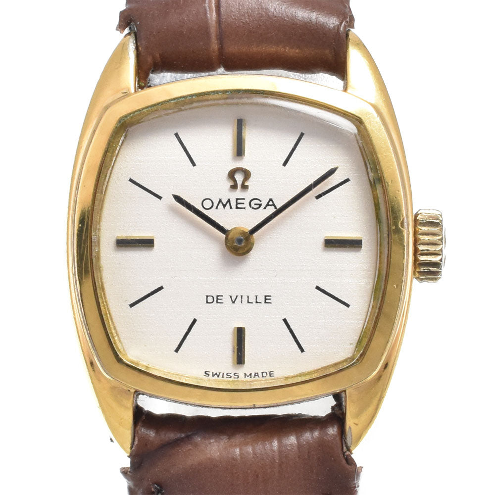 OMEGA De Ville 511.340 vintage Cal.485 white Dial Hand Winding Ladies
 Watch O#151405