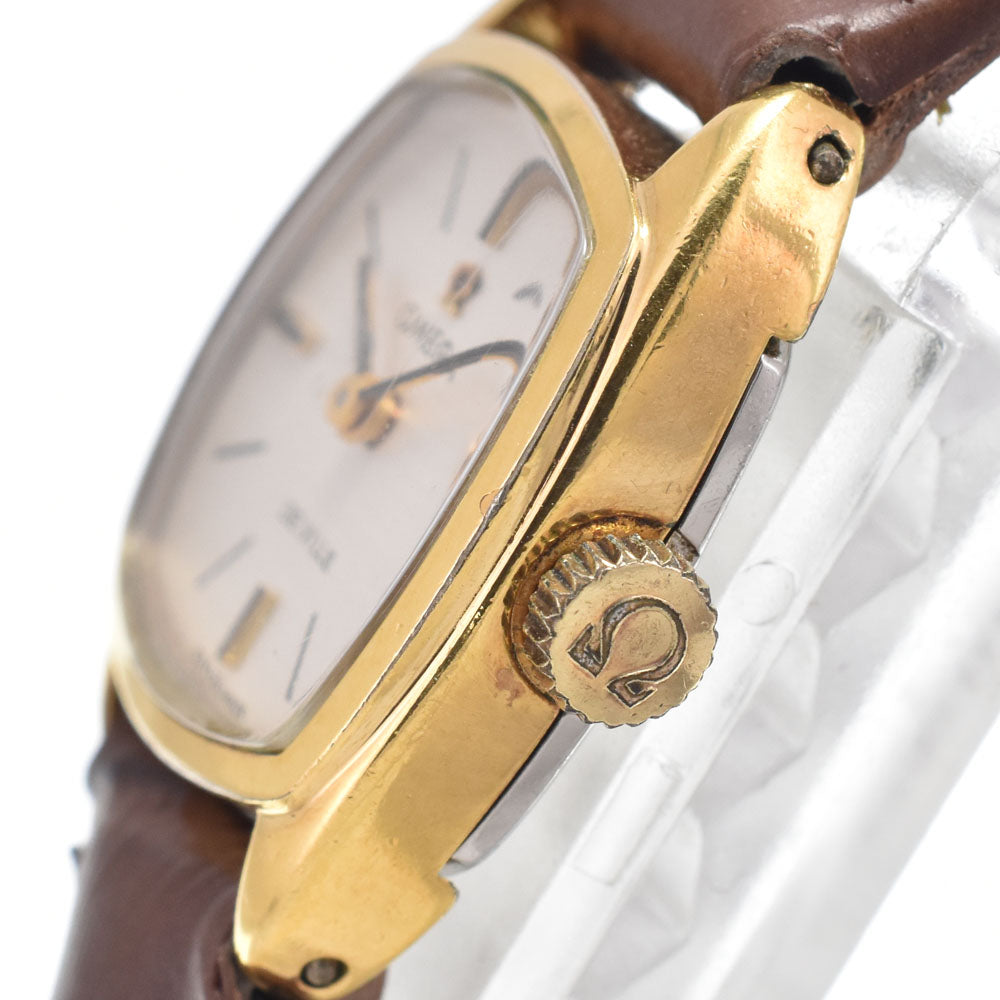 OMEGA De Ville 511.340 vintage Cal.485 white Dial Hand Winding Ladies
 Watch O#151405