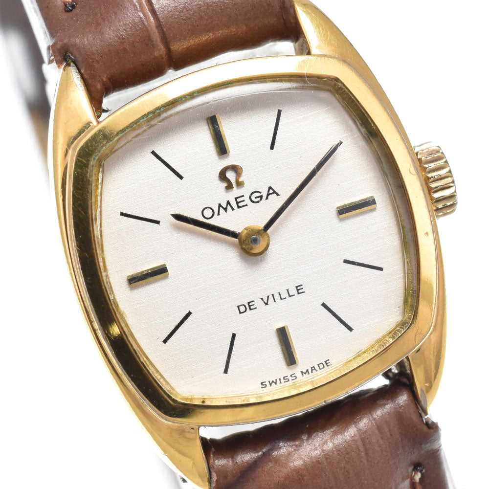 OMEGA De Ville 511.340 vintage Cal.485 white Dial Hand Winding Ladies
 Watch O#151405