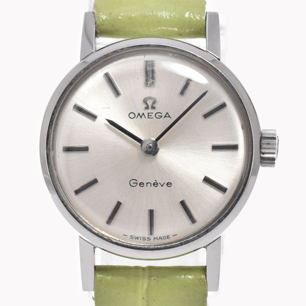 OMEGA Geneva 511.213 vintage Cal.620 Silver Dial Hand Winding Ladies
 Watch O#151409