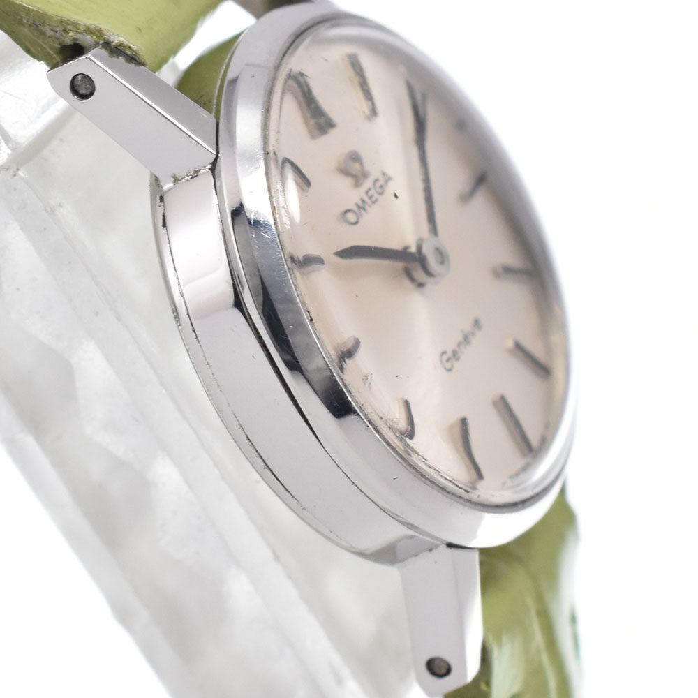 OMEGA Geneva 511.213 vintage Cal.620 Silver Dial Hand Winding Ladies
 Watch O#151409