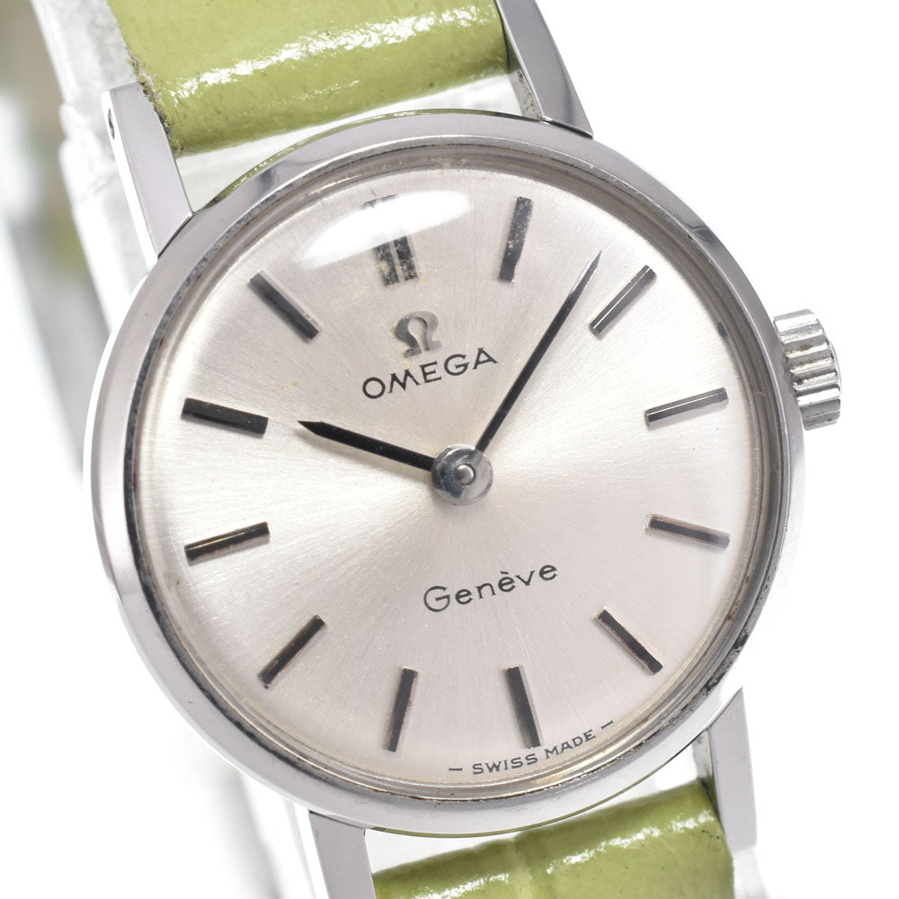 OMEGA Geneva 511.213 vintage Cal.620 Silver Dial Hand Winding Ladies
 Watch O#151409