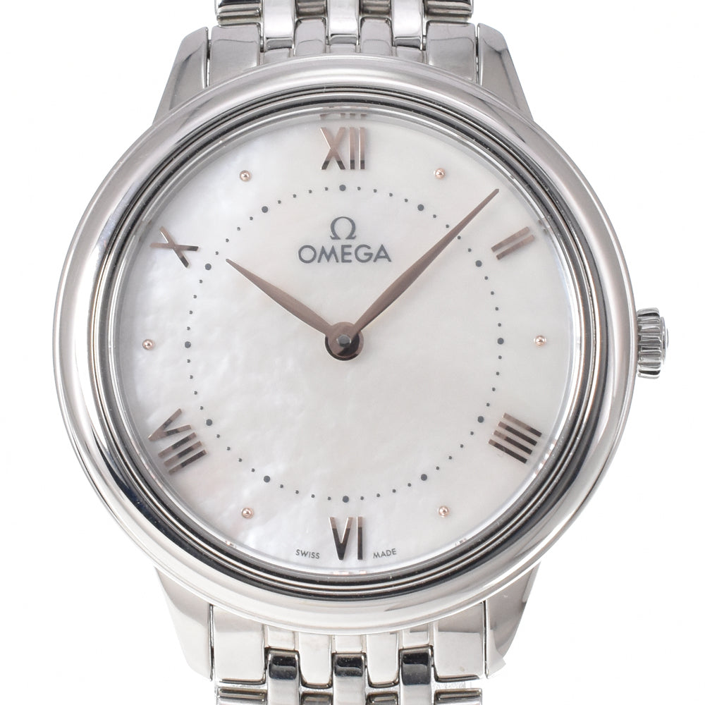 with paper OMEGA De Ville Prestige 434.10.30.60.05.001 White shell Dial Quartz Ladies
 Watch O#151417