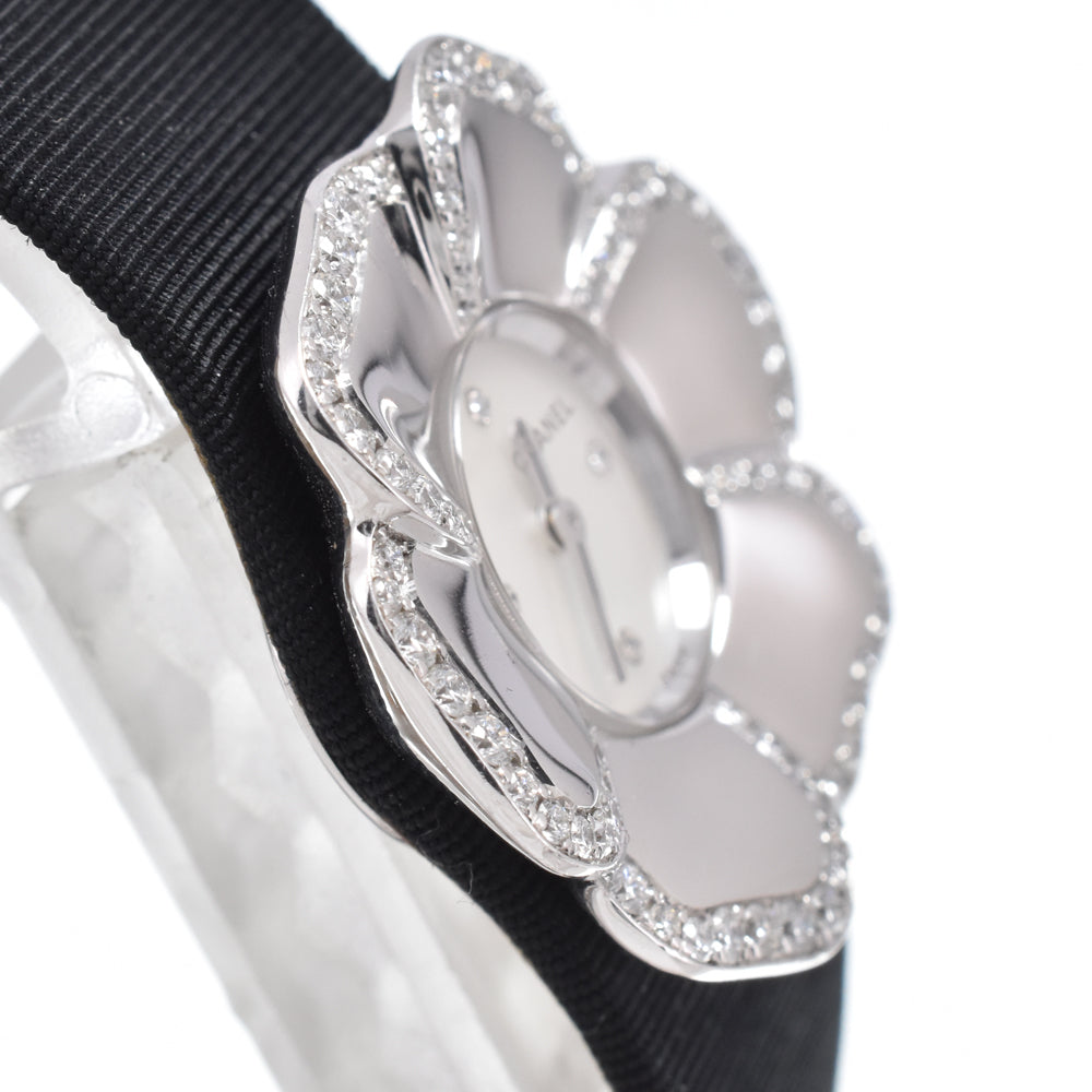 with paper CHANEL Camelia H1187 diamond White shell Dial Quartz Ladies
 Watch O#151425