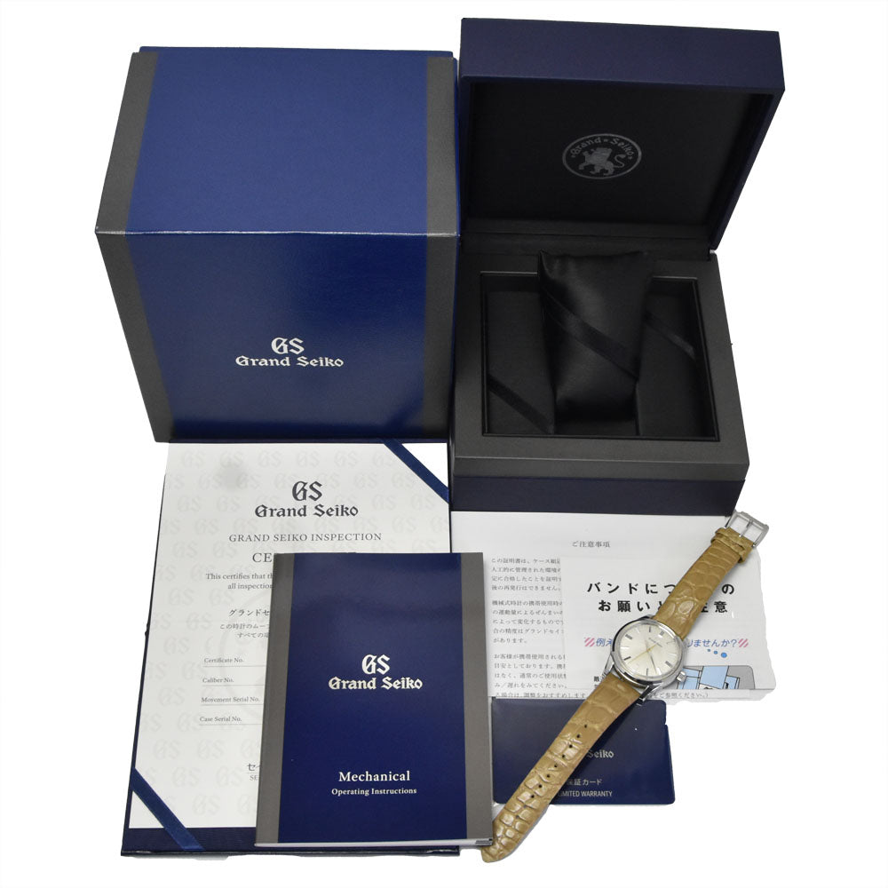 with paper SEIKO Grand Seiko Elegance Collection Late Winter SBGW281(9S64-00Z0) Silver Dial Hand Winding Men's
 Watch O#151441