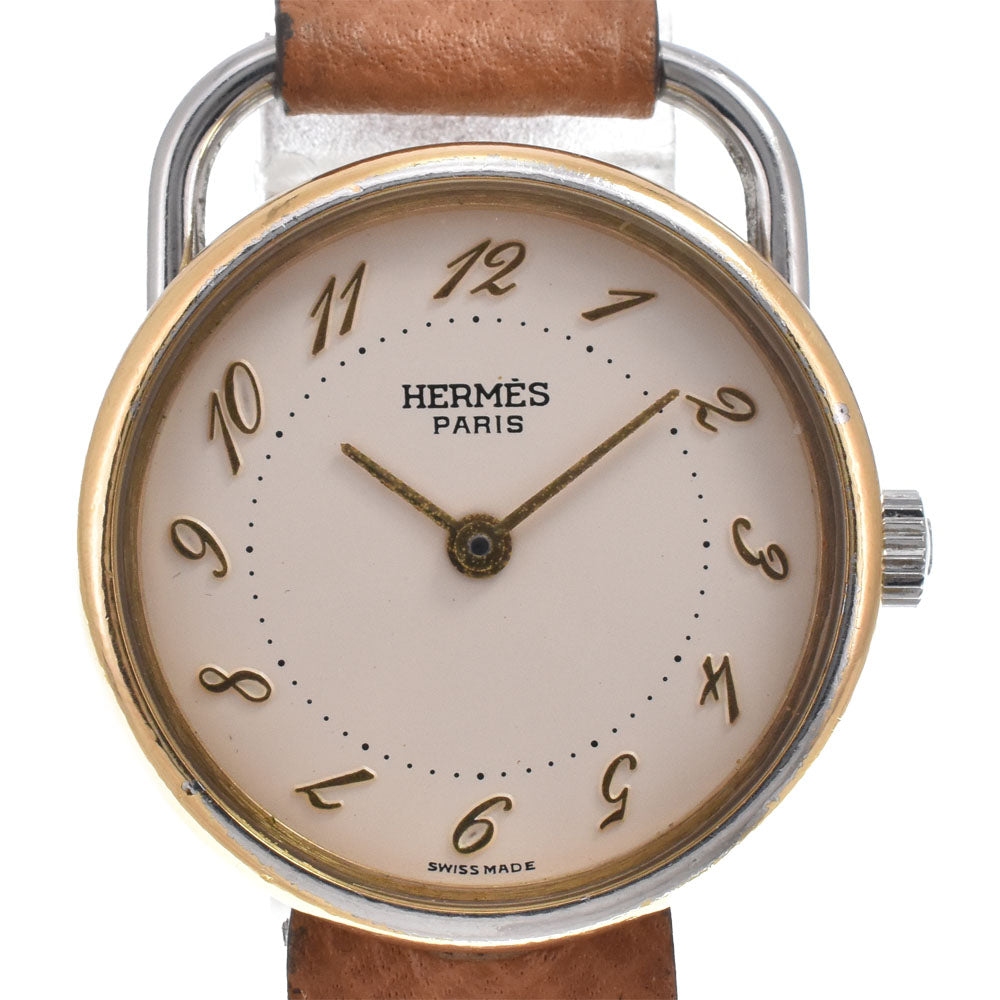 HERMES Arceau Ivory Dial Quartz Ladies
 Watch O#151443