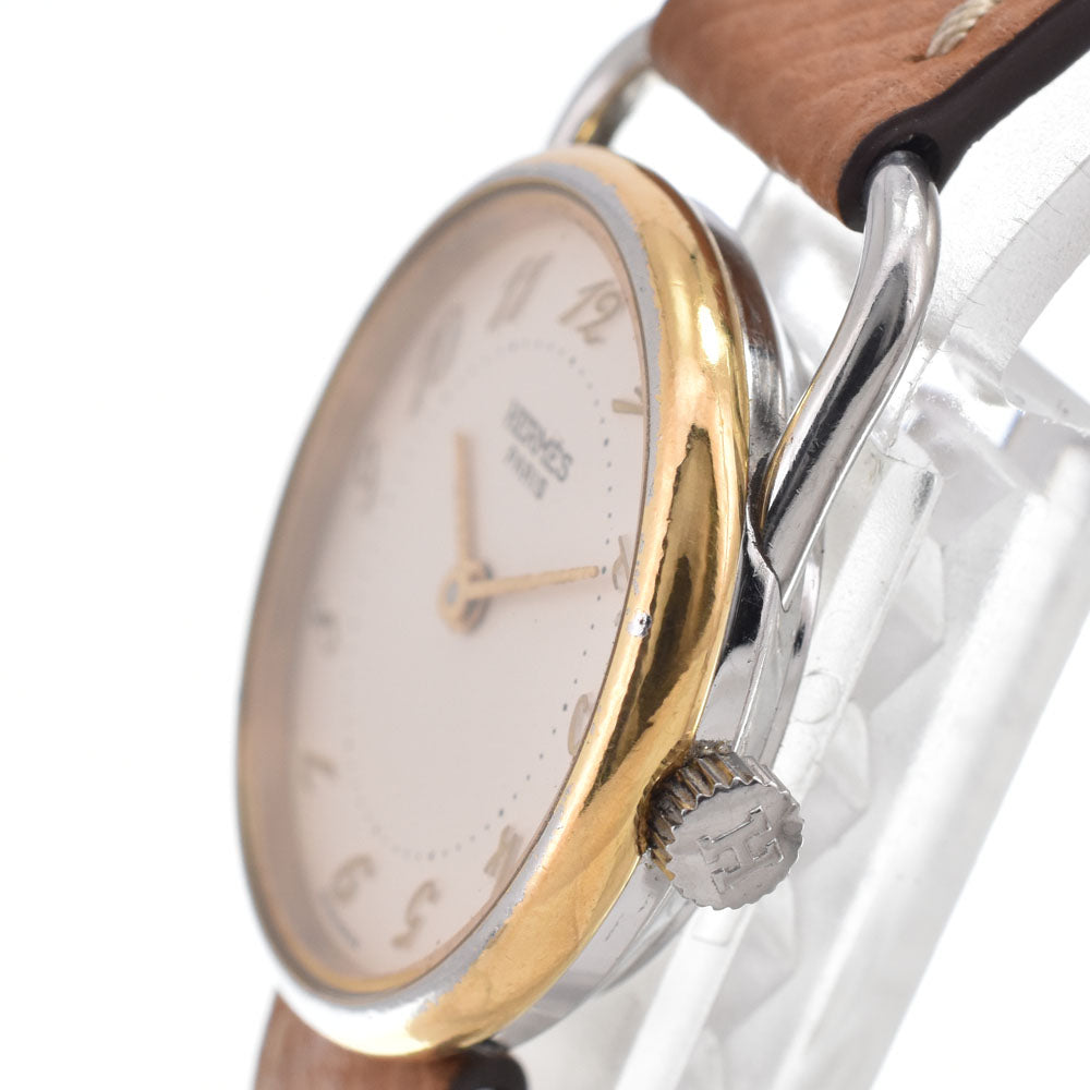 HERMES Arceau Ivory Dial Quartz Ladies
 Watch O#151443